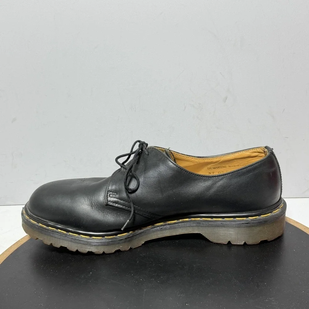Vintage Dr Martens 1461 Oxford Men Size 11 Made In England Black Leather Grunge